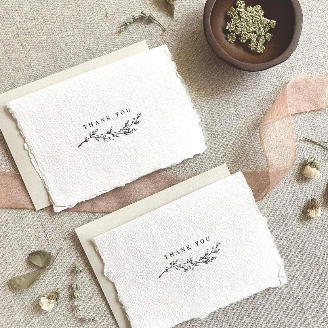 Thank You Decked Edge Cards Set of 6