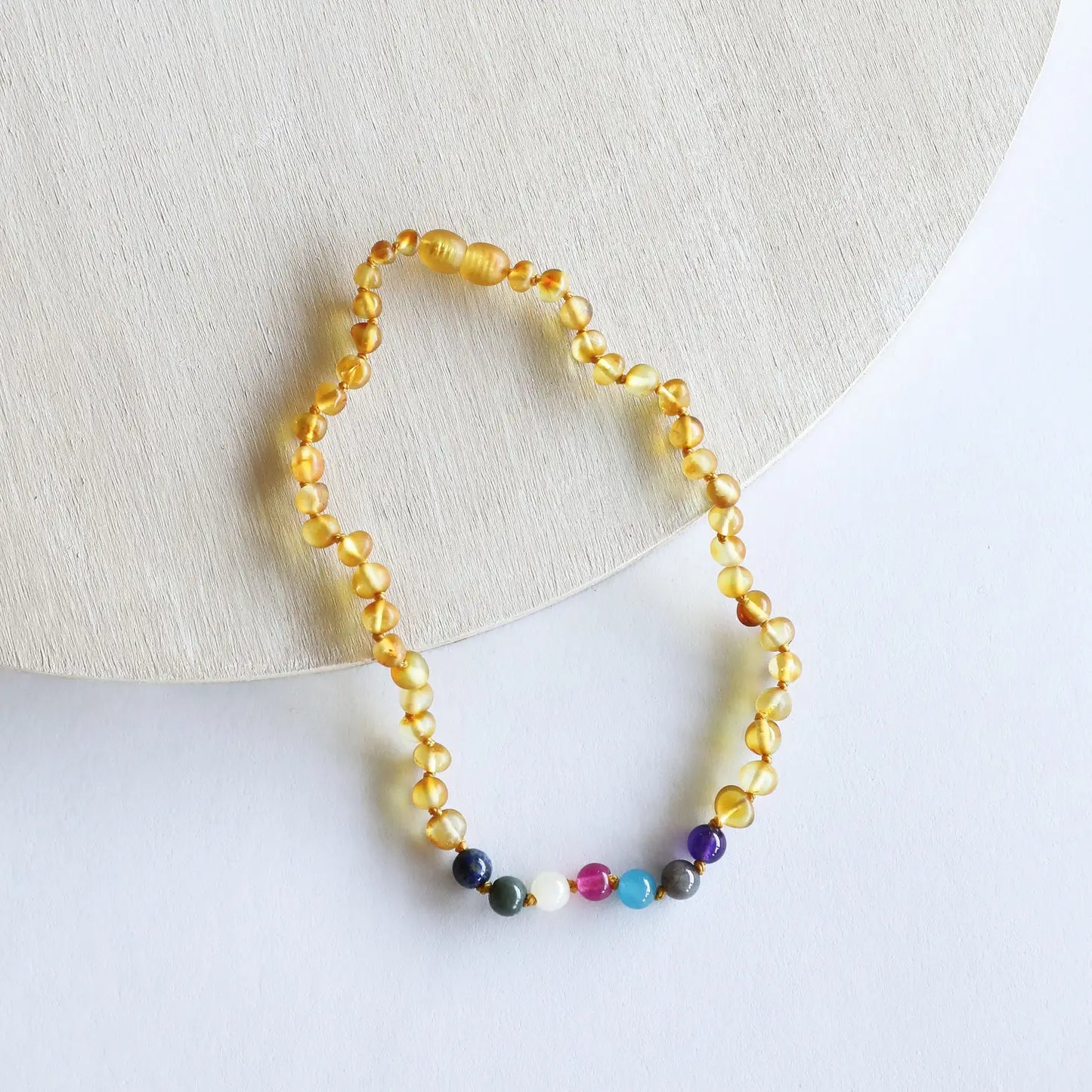 Baltic Amber Necklace Multi Color VIntage Style (12, 18")