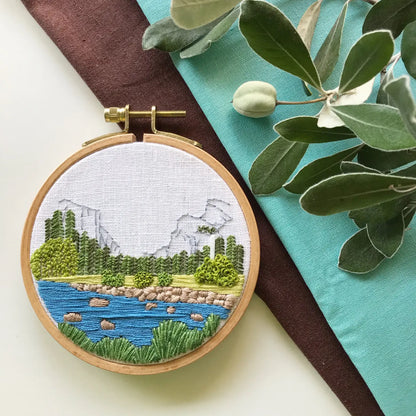 Yosemite DIY Cross Stitch Embroidery Kit
