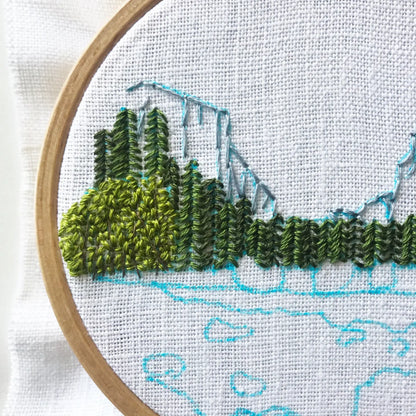Yosemite DIY Cross Stitch Embroidery Kit